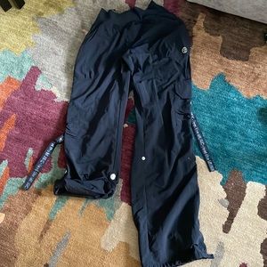 Zumba black cargo pants XS